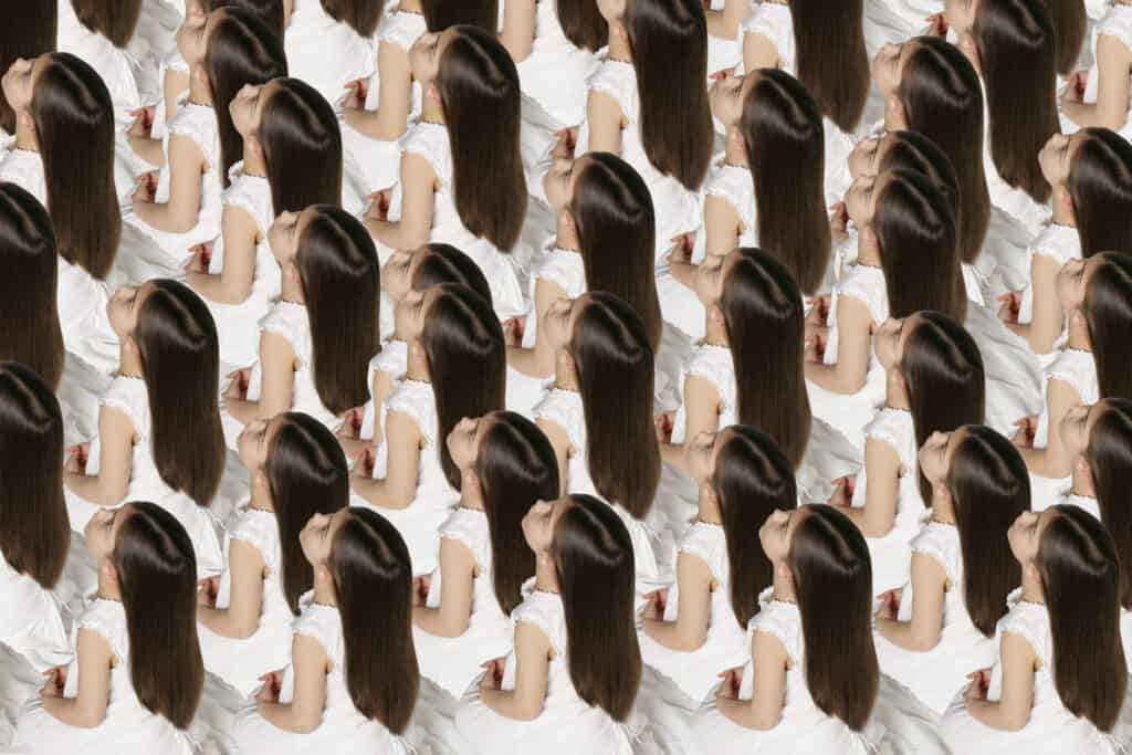Claudia Rogge, Rapport 150505, 2005, 100x150 cm, courtesy Galleria Paola Verrengia, Salerno