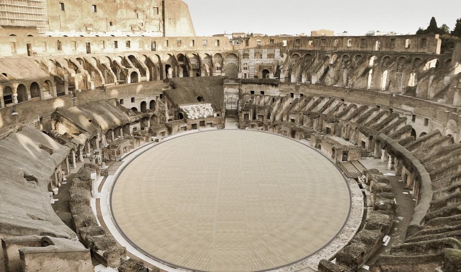 new colosseum arena floor