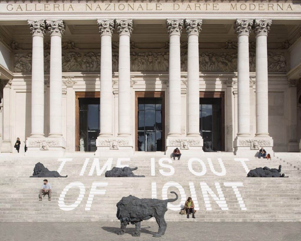 Galleria Nazionale d'Arte Moderna e Contemporanea displays over 20.000 artworks from different periods and styles next to Villa Borghese.