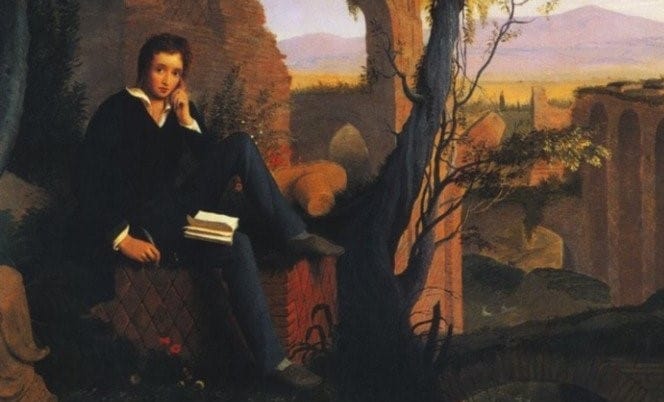 John keats works in Rome