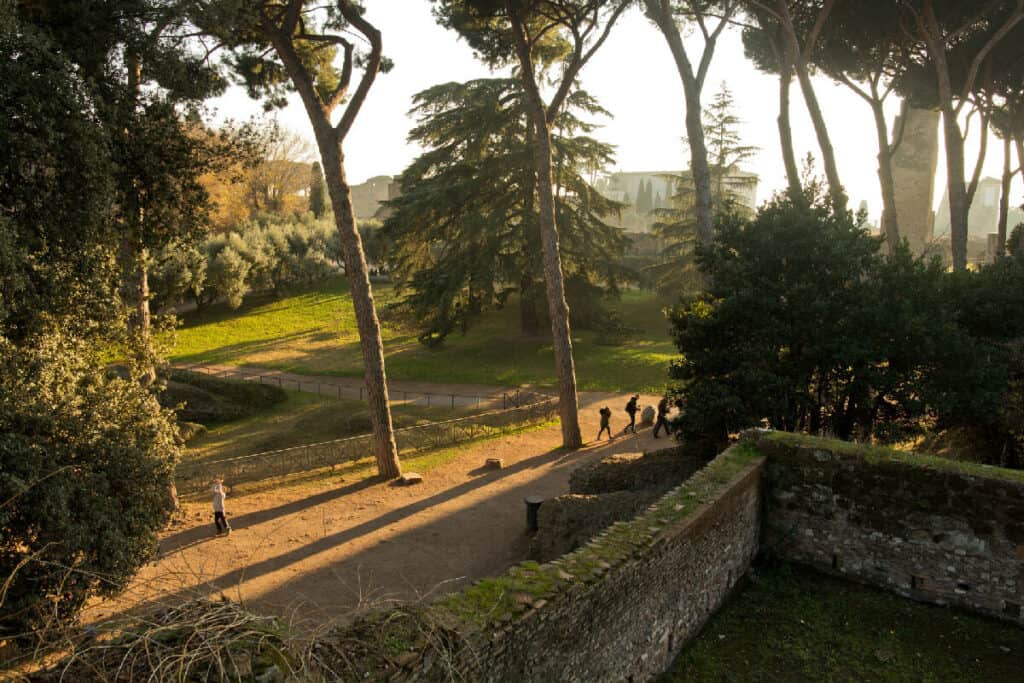 seven hills of rome: palatine hill