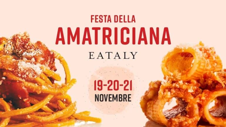 Amatriciana e Carbonara Festival da Eataly Roma