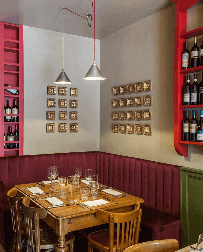 Osteria Oliva Rome Interior