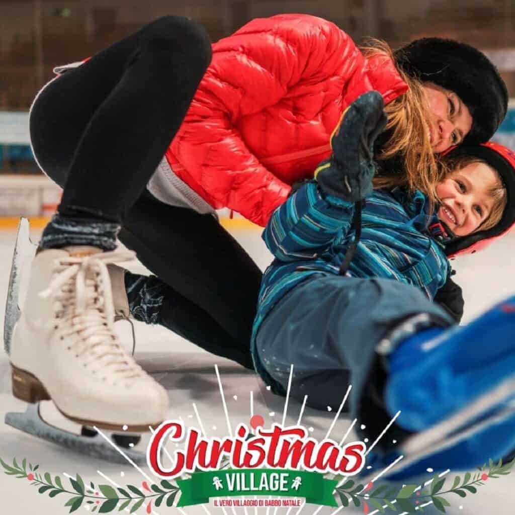 Ice Skating in Rome
