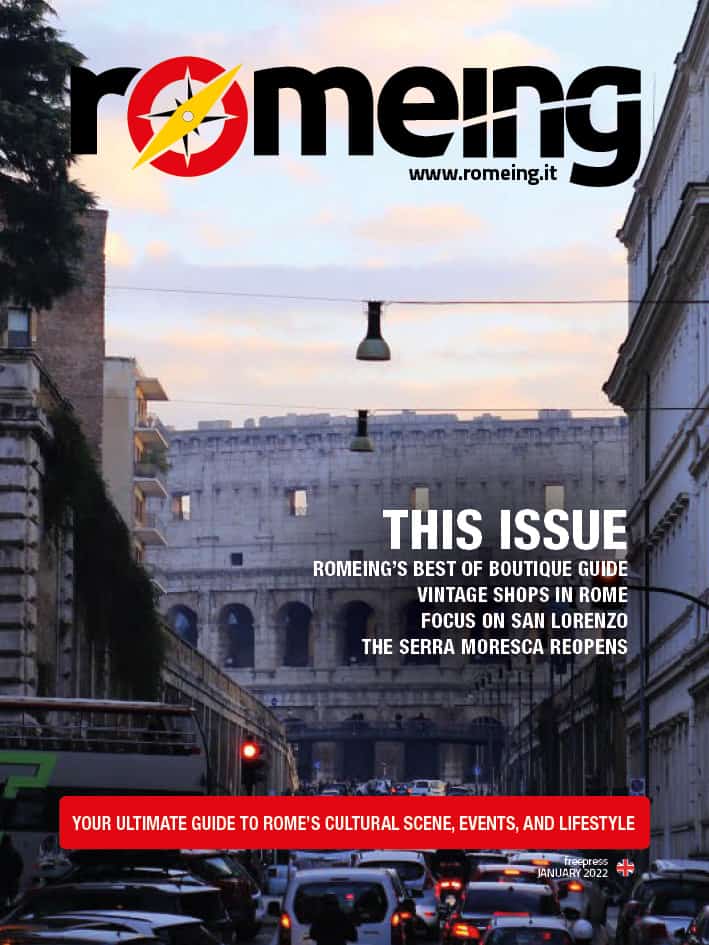 cover romeing magazine gennaio 2022