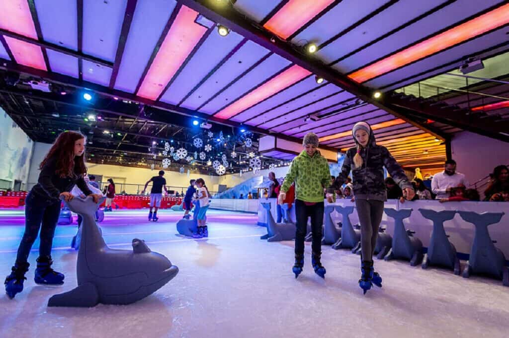 Ice Skating in Rome