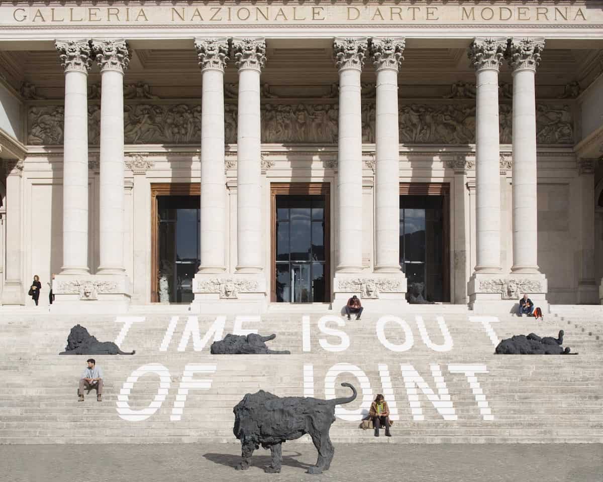 Galleria Nazionale d'Arte Moderna e Contemporanea displays over 20.000 artworks from different periods and styles next to Villa Borghese.