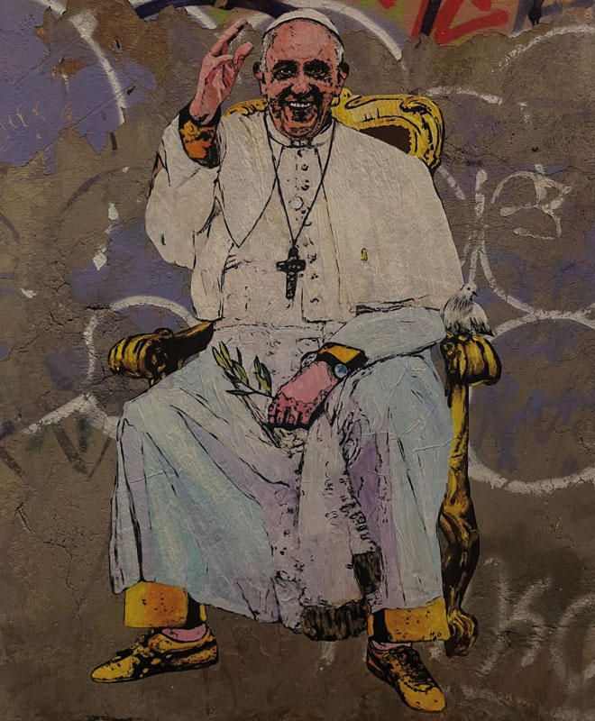 Harry-Greb-murales-pope-francis-trastevere
