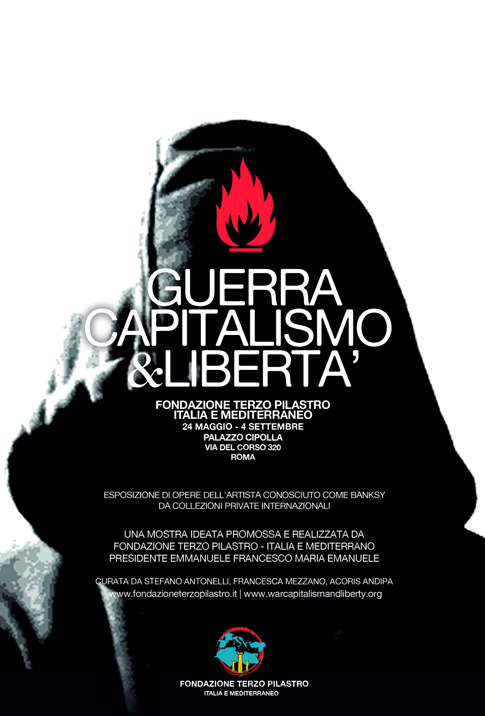 Banksy: War, Capitalism & Liberty at Palazzo Cipolla in Rome