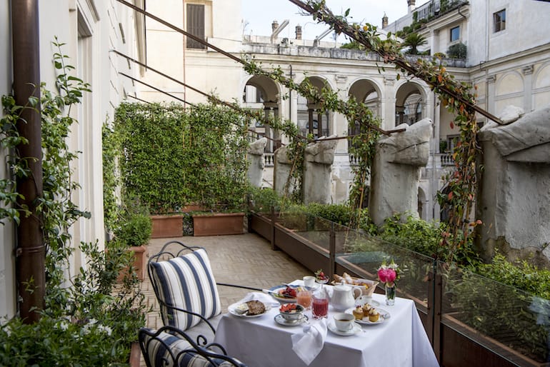 Hotel Vilòn at Rome's Palazzo Borghese