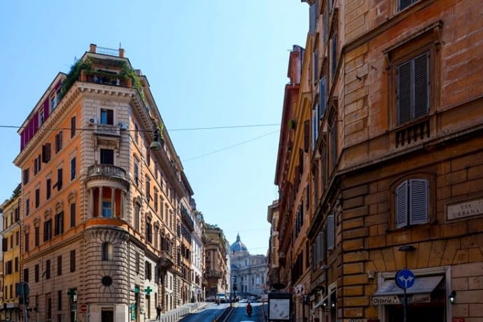 Relais Monti is situated at via Urbana, Monti, Rome