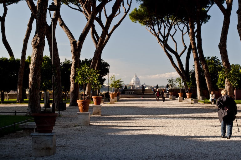 Aventine neighbourhood Rome