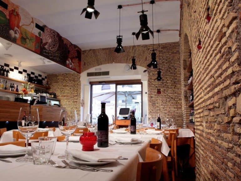 Ba'Ghetto student restaurant in Rome