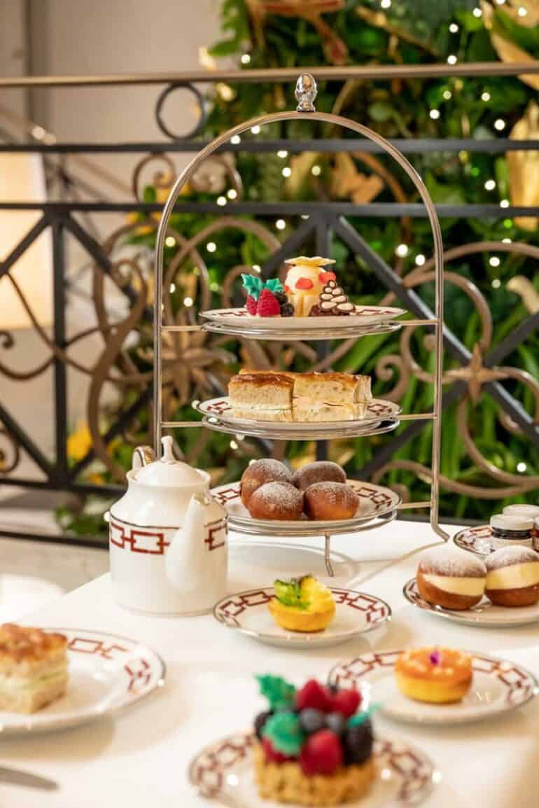 Festive Afternoon Tea with an Italian Touch at Rome's Hotel Eden