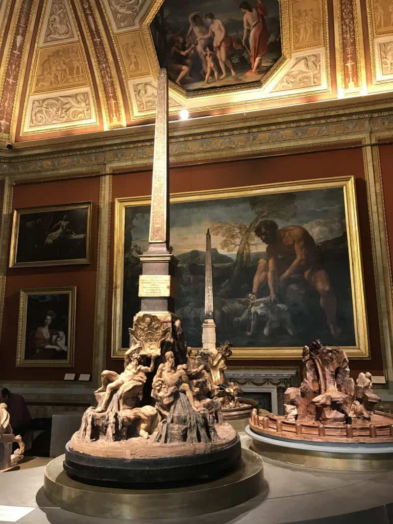 Bernini's sculptures and paintings in Rome's Galleria Borghese