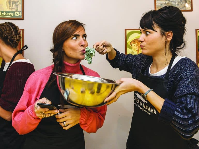 Kitchen of Mamma at the Yellow Square