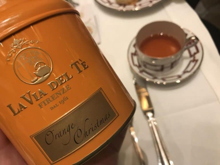 English afternoon tea in Rome at hotel eden