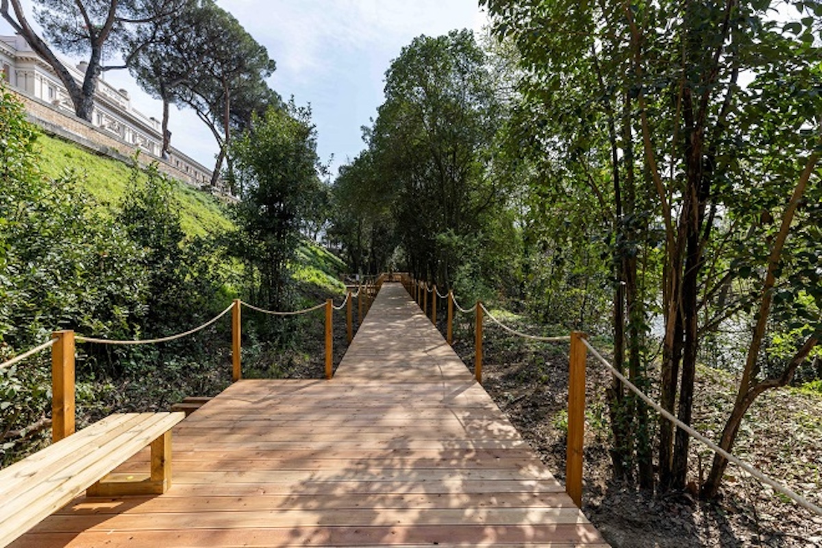 Rome’s First Tiber Riverfront Park is Now Open to the Public