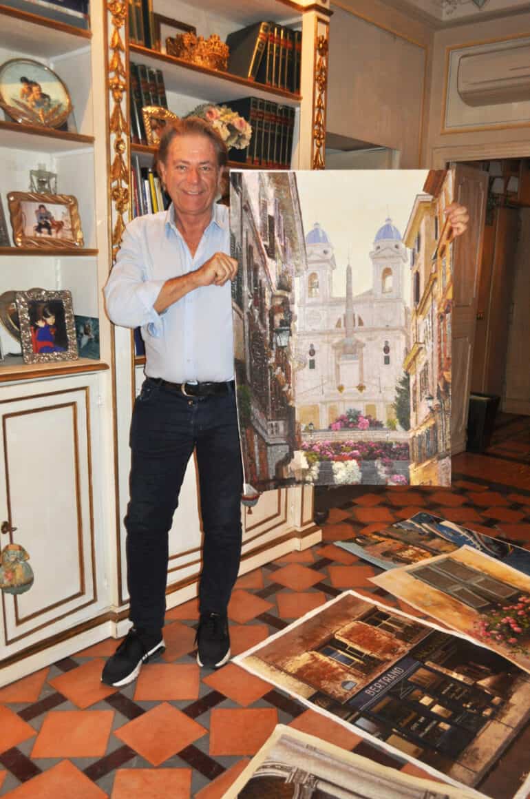 Artists in Rome: Roman painter Mauro Rosi
