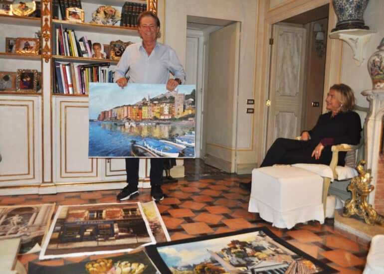 Artists in Rome: Roman painter Mauro Rosi