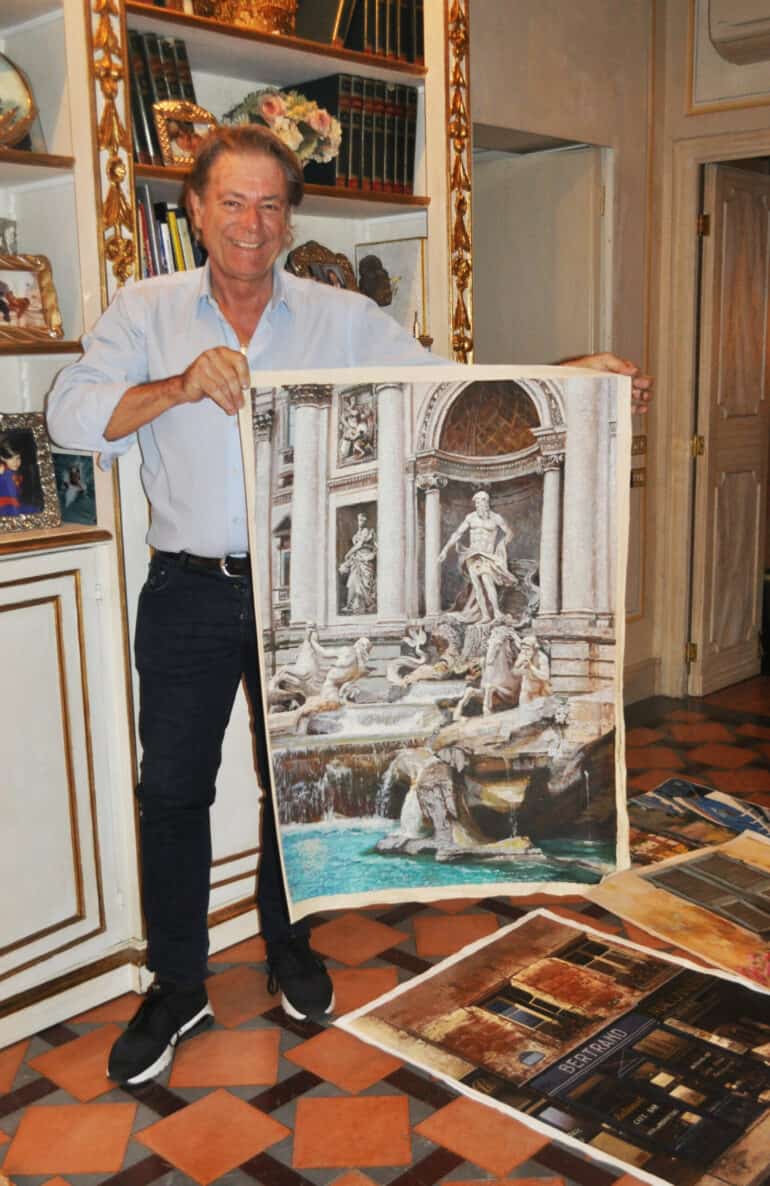 Artists in Rome: Roman painter Mauro Rosi