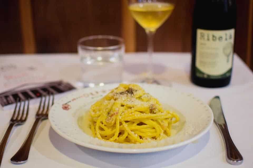 where to eat the best carbonara in rome