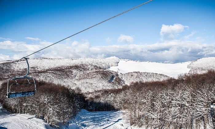 skiing near Rome