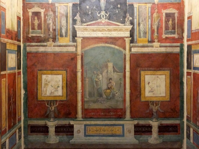 Frescos at Palazzo Massimo in Rome