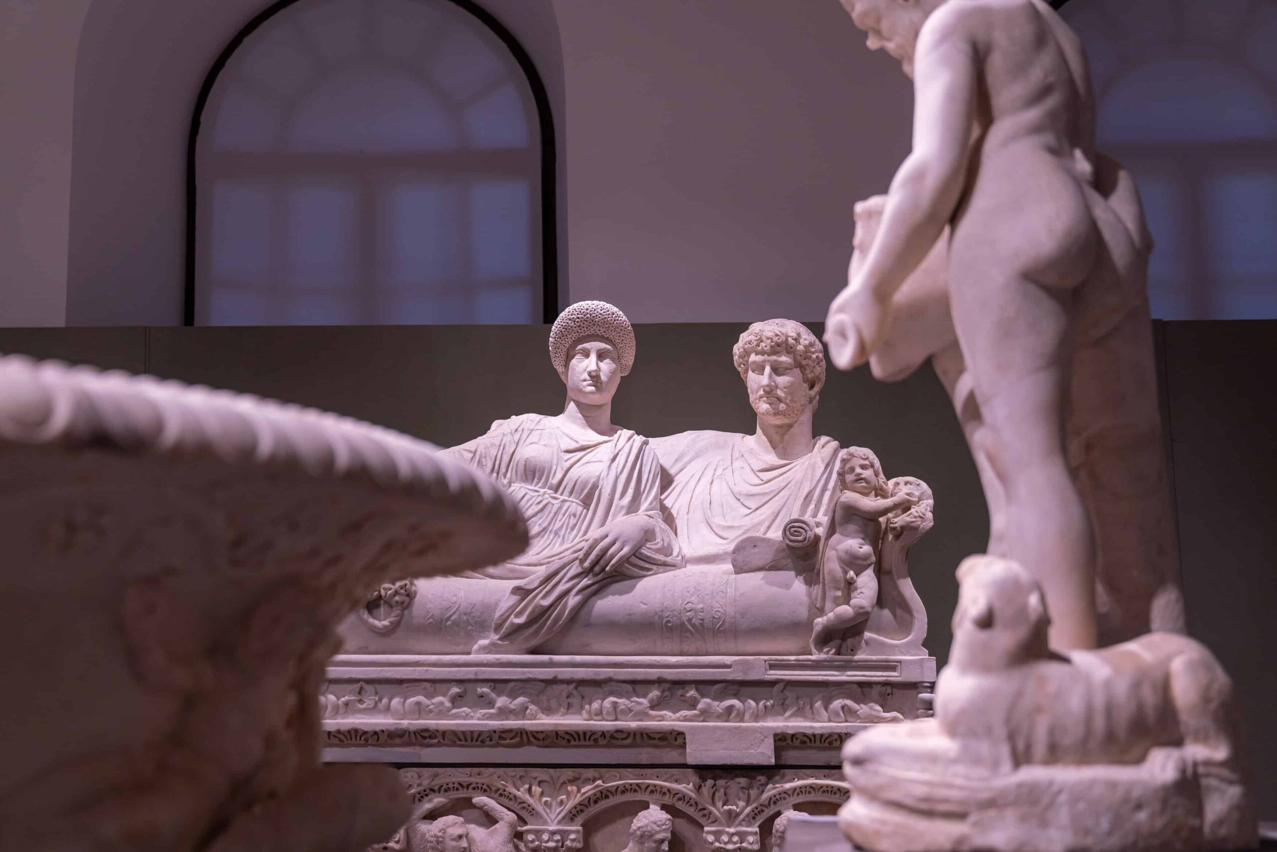 The Torlonia Marbles Exhibition in Rome.