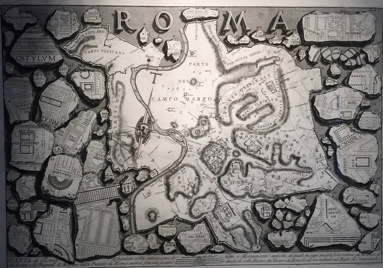 A Newly Discovered Piece of Ancient Map of Rome On Display