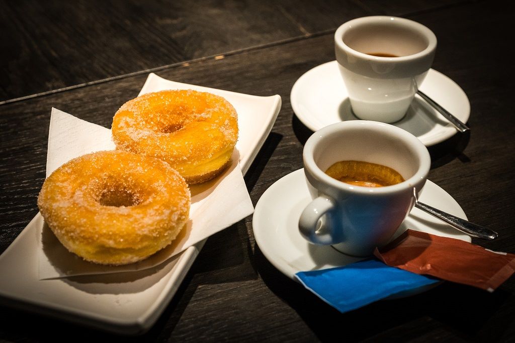 roscioli caffe Breakfast in Rome