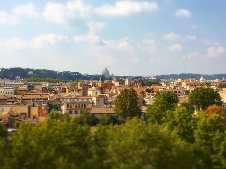 view of rome