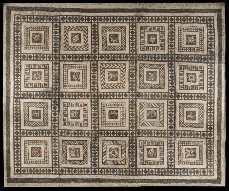 Colors of the Romans: Mosaics from the Capitoline Collections is a new exhibit hosted at Centrale Montemartini in Rome until September 2021.
