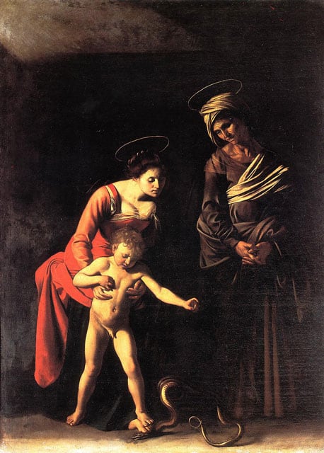 The-Madonna-of-the-Palafrenieri-caravaggio