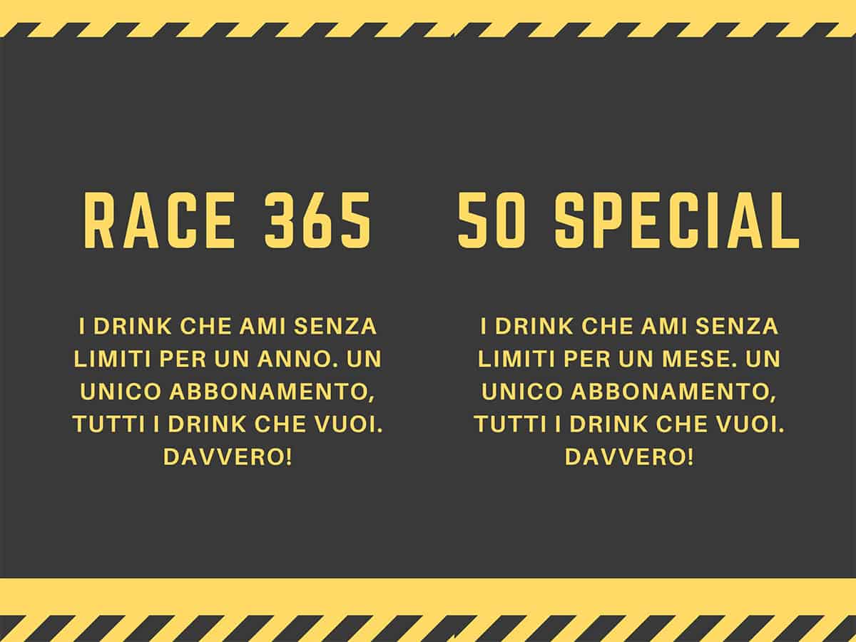 Race Club Speakeasy Race 365 abbonamento offerta