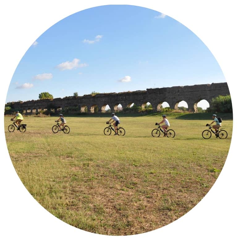 In bicicletta nel Parco dell’Appia antica