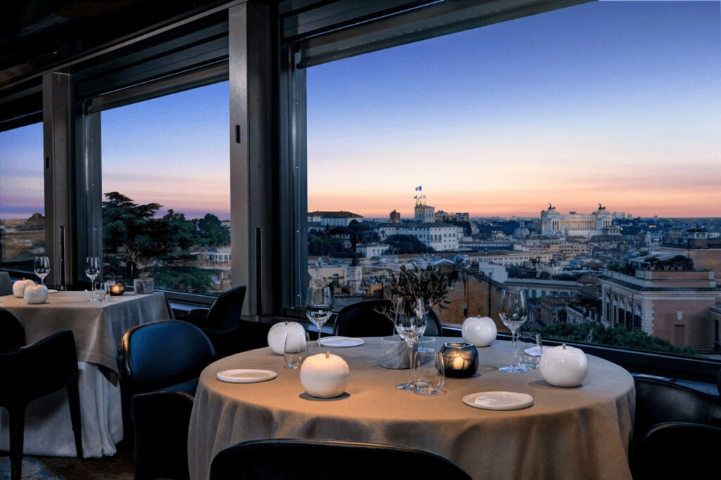 la terrazza restaurant hotel eden rome