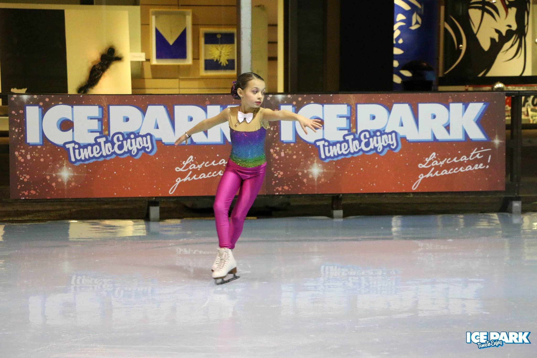 ice skating in rome