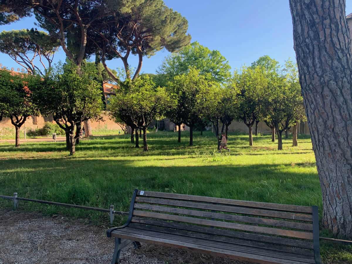 The Orange Garden or Giardino degli Aranci in Rome