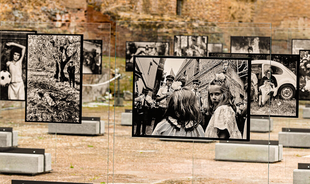 La fotografia di Letizia Battaglia alle Terme di Caracalla