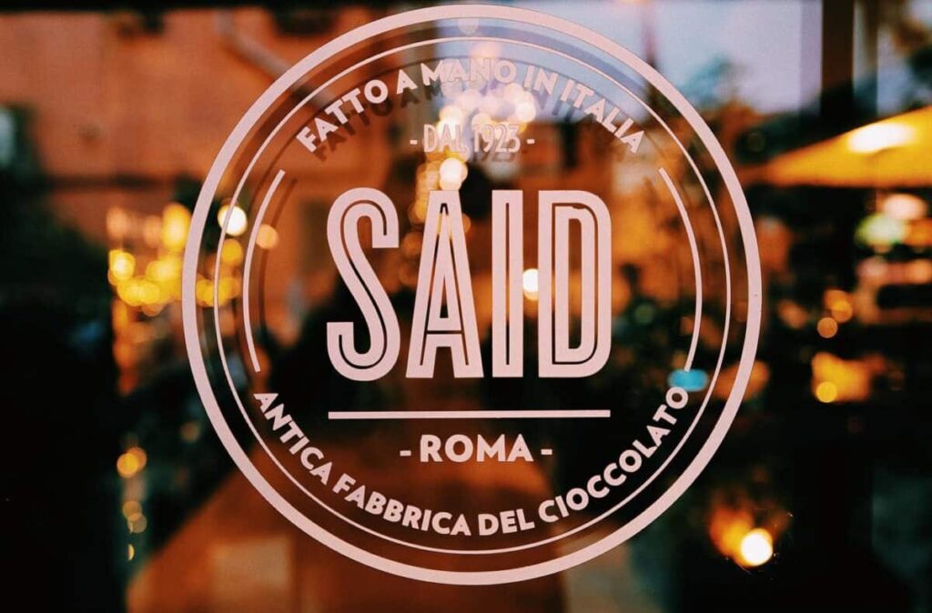 said fabbrica cioccolato roma