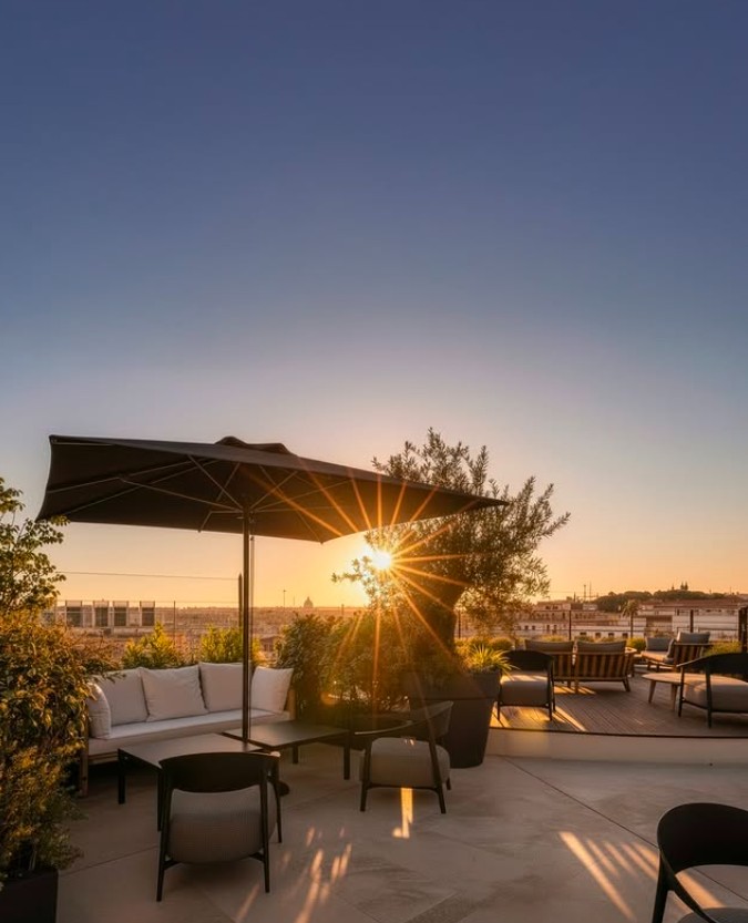 aperitivo throof rome