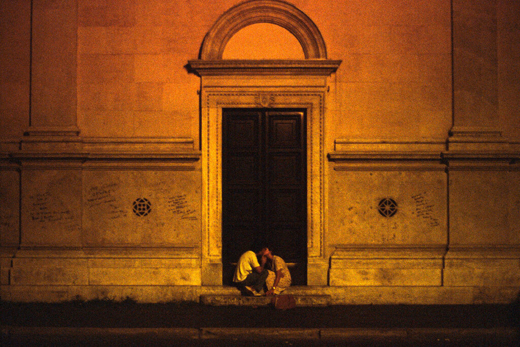 In Rome at Night. Photographs by Hervé Gloaguen