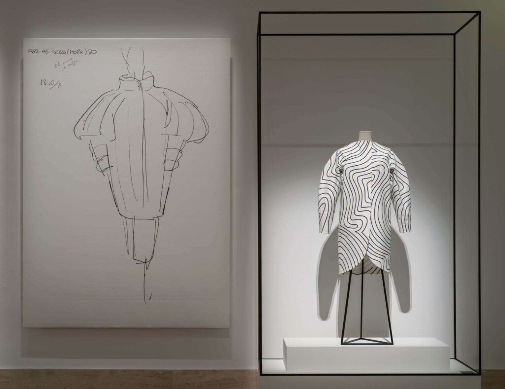 Fendi Karl Lagerfeld 1985 exhibition at Galleria Nazionale, Rome
