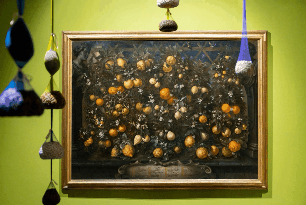 Bartolomeo Bimbi, Natura morta con arance, lime, limoni e lumie, ante 1715