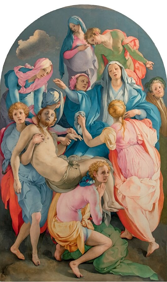 Pontormo’s Capponi Altarpiece, the Deposition from Santa Felicita in Florence, on show in Rome